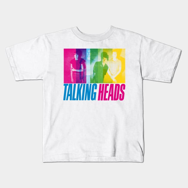 Talking Heads Kids T-Shirt by HAPPY TRIP PRESS